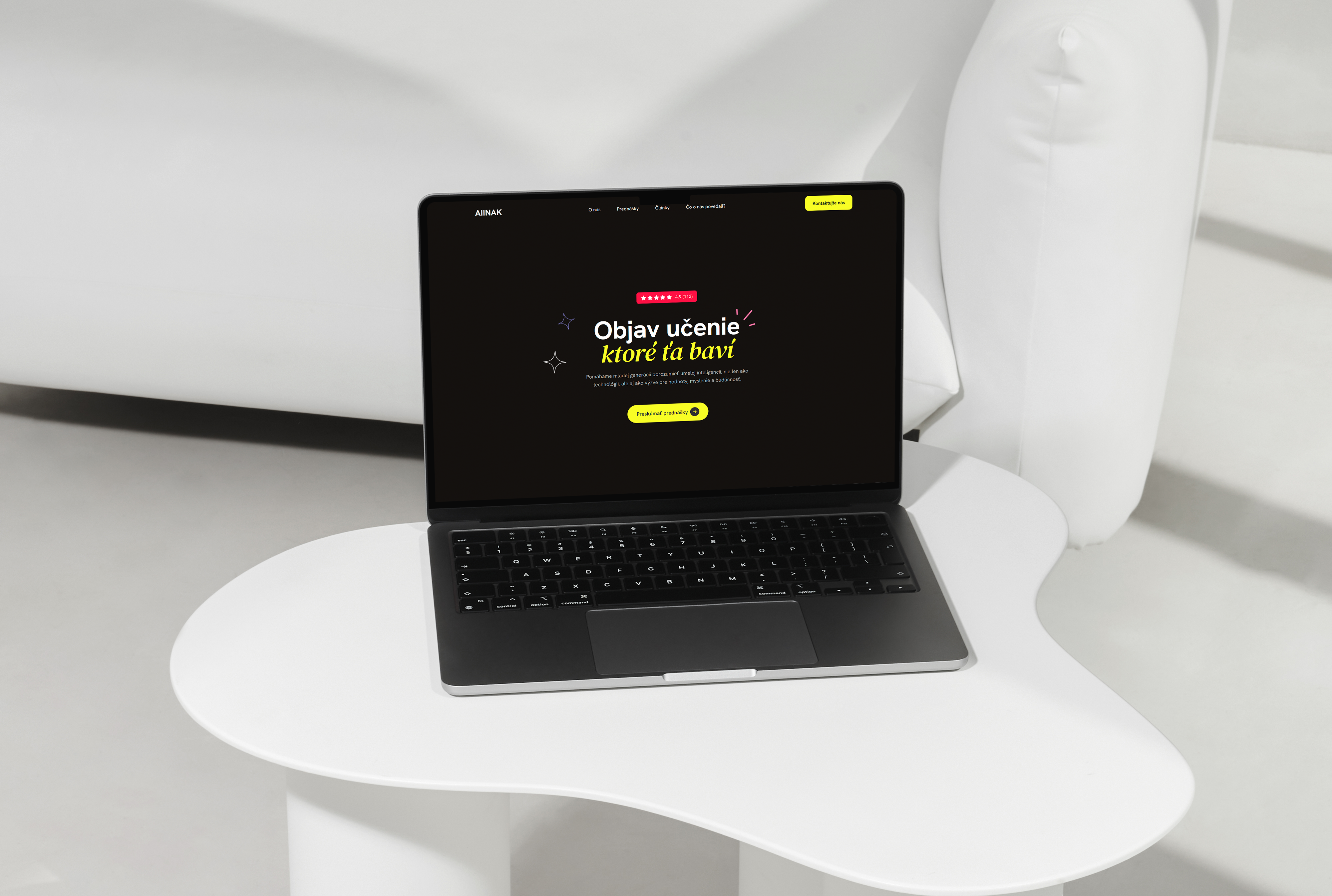 AIINAK AI Learning Platform - Web Development Project by Manlix Agency